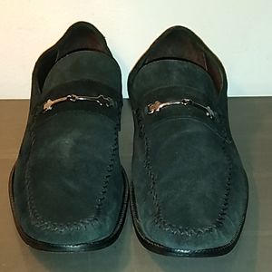 Black BRUNO MAGLI Suede Leather Loafers 10M